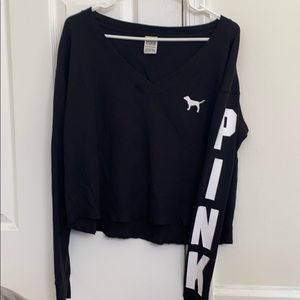 PINK by Victoria Secret black top